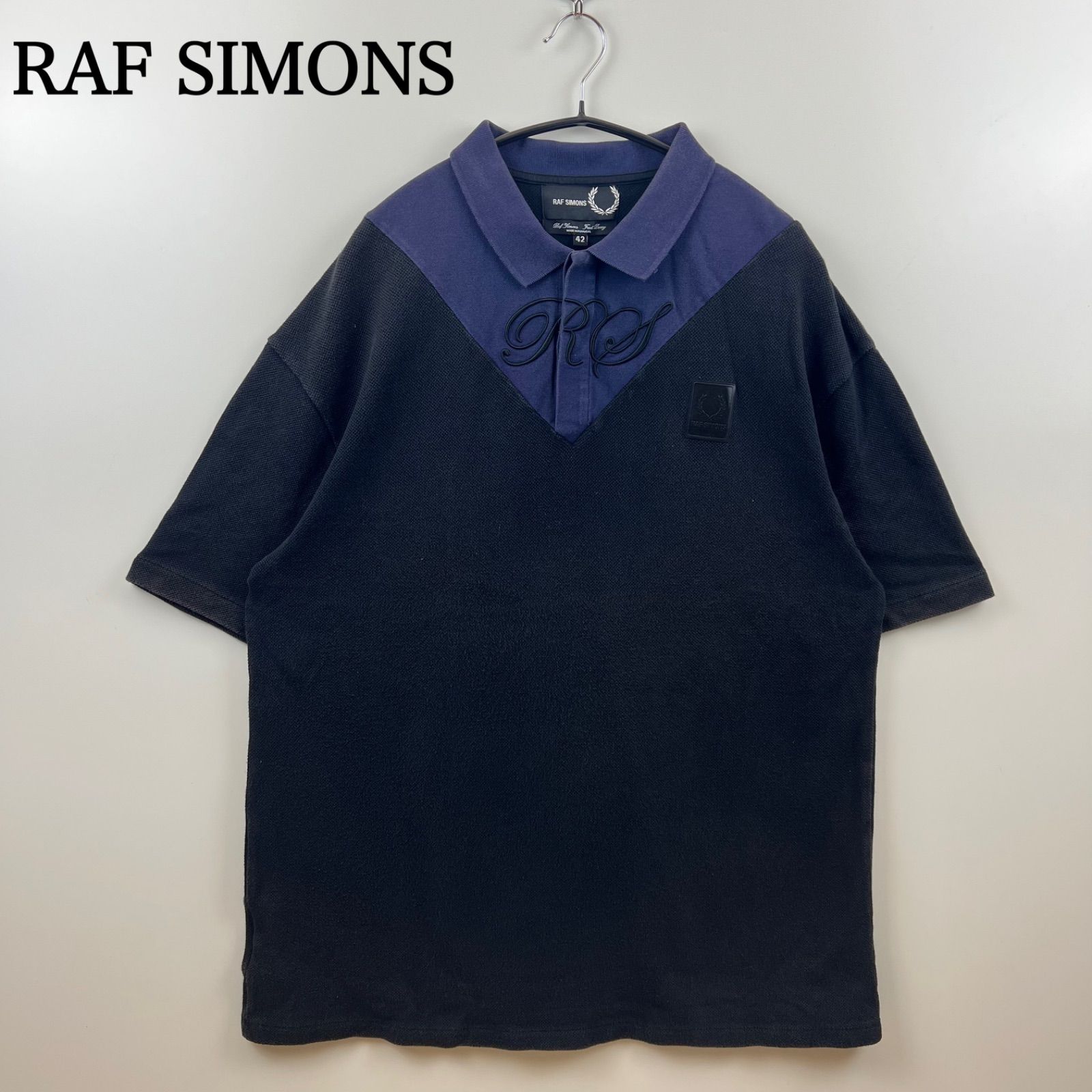 RAF SIMONS 19SS FRED PERRY OVER SIZE polo shirts 42