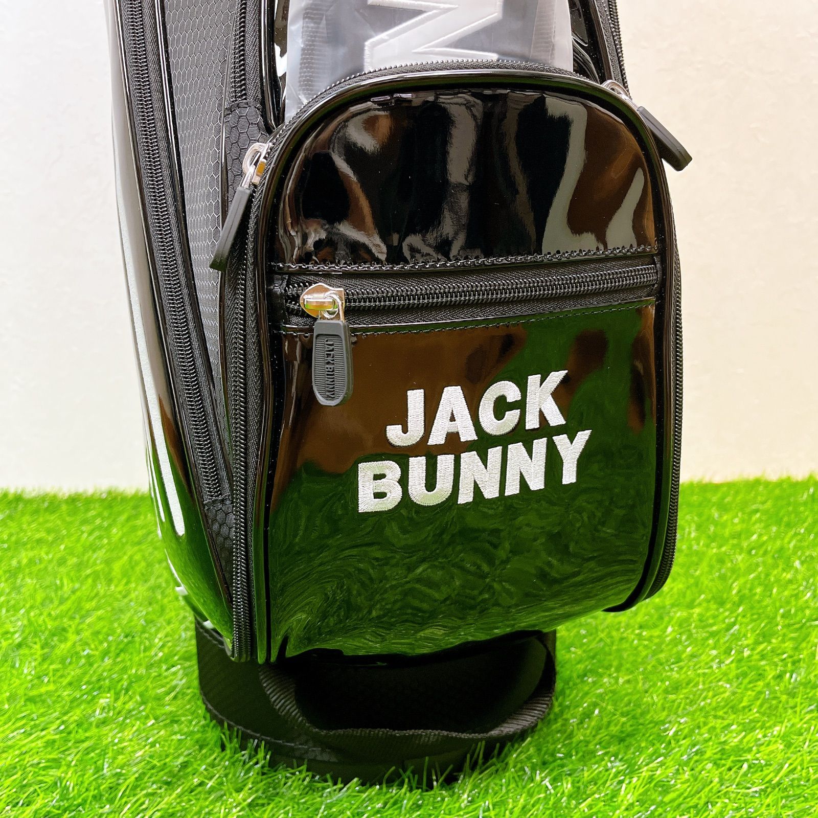 JACK BUNNY / ジャックバニー エナメル キャディバッグ 新品未使用 