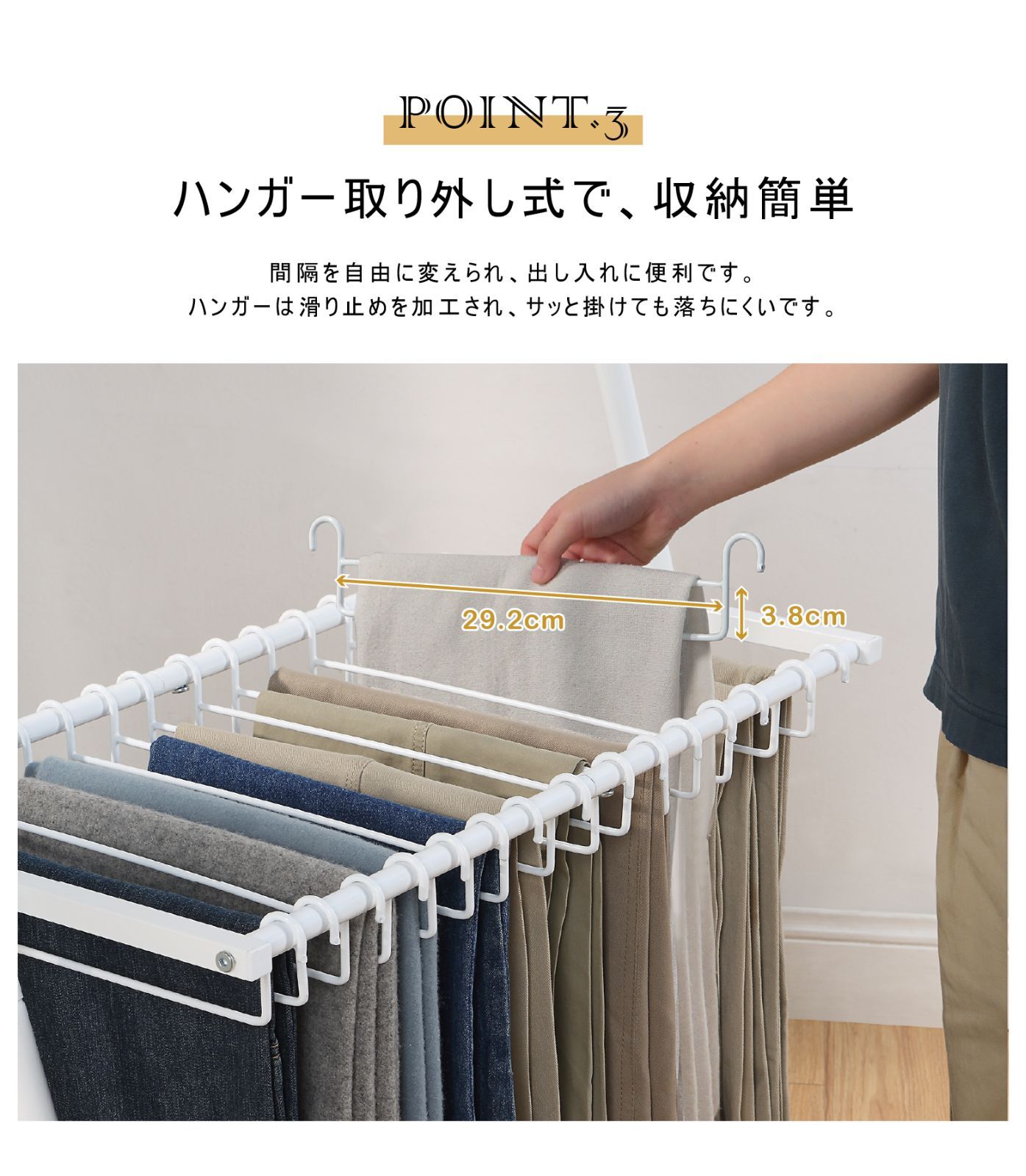発送日注意2辺130cm以内 天井 吊り下げ ハンガーラック 部屋干し 室内