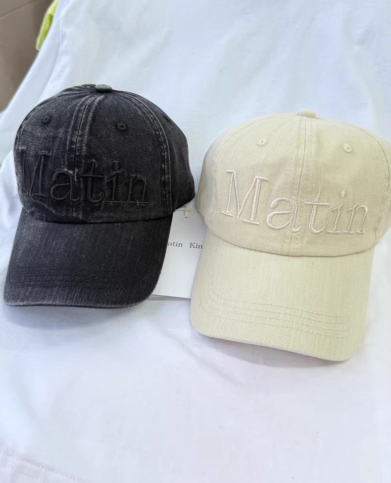 【日本未発売】マーティンキム◾️ツートーンサークルロゴボールキャップ◾️ 新品未使用-2色選択可能】MATIN KIM マーティンキム ロゴ ベース