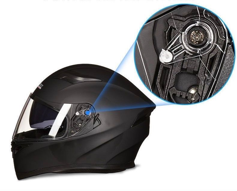 Jiekai フルフェイスヘルメット バイク用 ヘルメット ダブル
