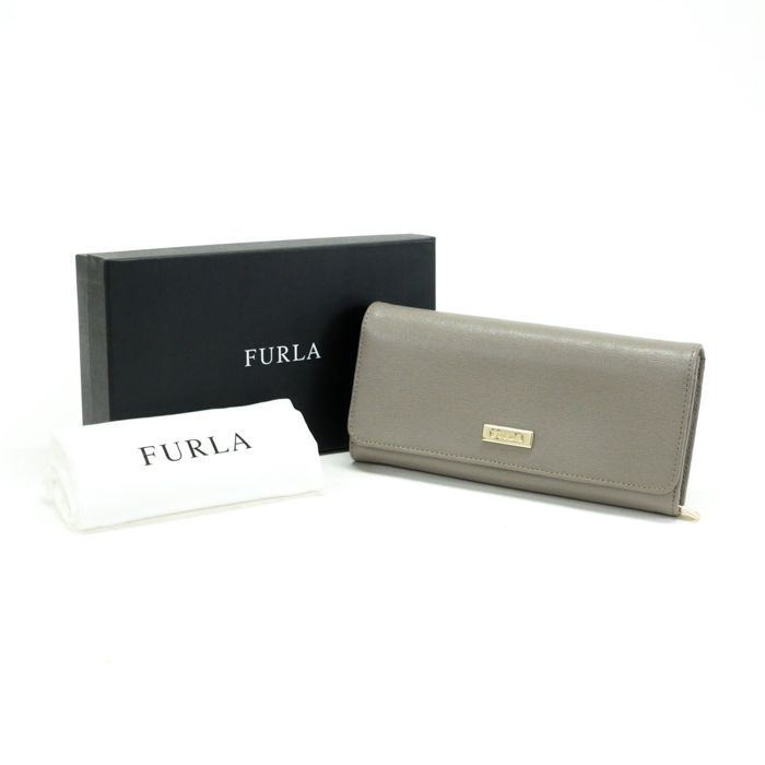 フルラ FURLA バビロン 長財布 レザー PVC かぶせ蓋 ロングウォレット 