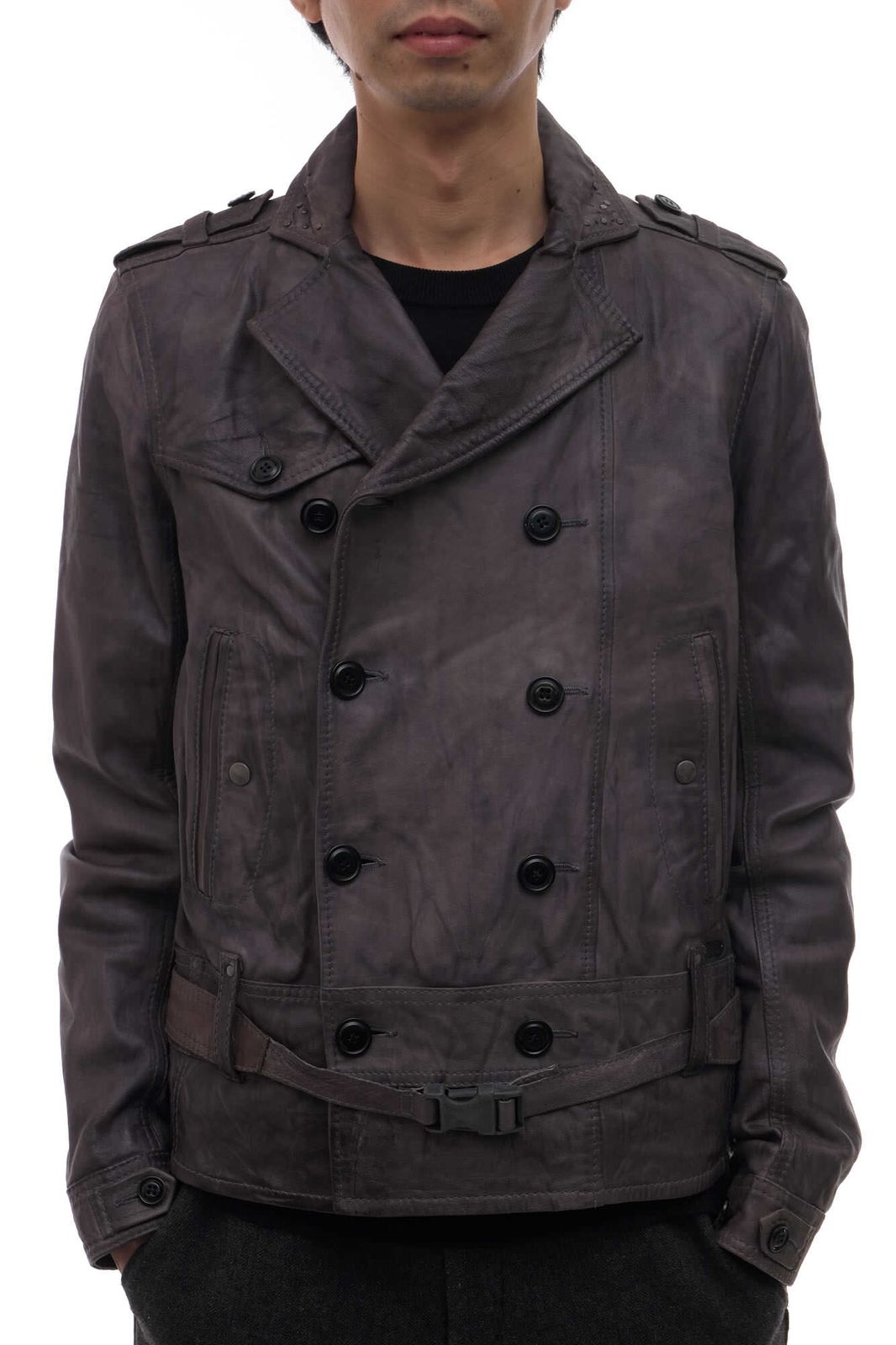 新品同様✨ danton ピーコート ￼グレー 38 ウール 楽天市場