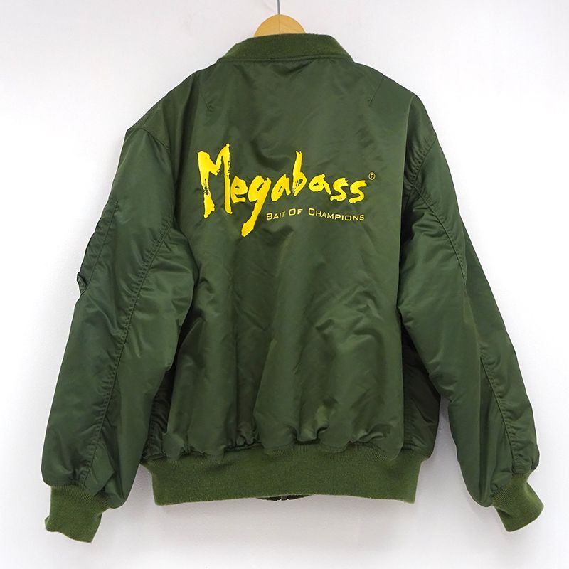 三重店】Megabass フライトジャケット MA-1 サイズ:L (メガバス)【089