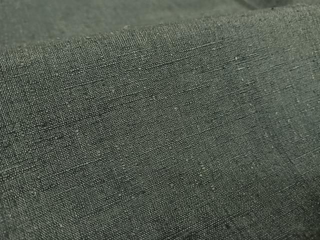 平和屋着物●男性　紬　アンサンブル　色無地　藍墨茶色　正絹　逸品　AABA5033np 平和屋着物○男性 紬 アンサンブル 色無地 藍墨茶色 正絹 逸品