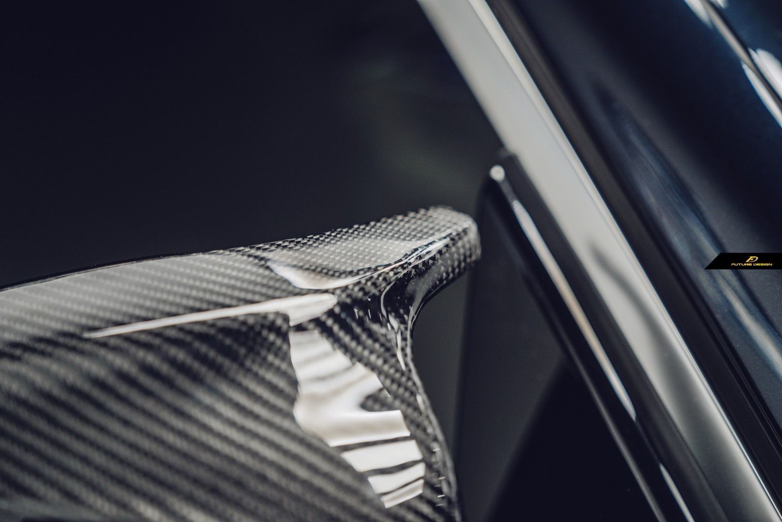 FUTURE DESIGN】BMW Xシリーズ X6 G06 ドアミラー用 本物Carbon 