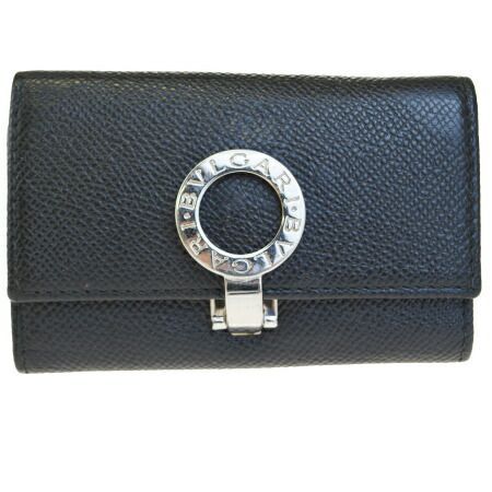 【中古】 ブルガリ BVLGARI B-zero ビーゼロ 6連キーケース ブラック レザー 01BD422