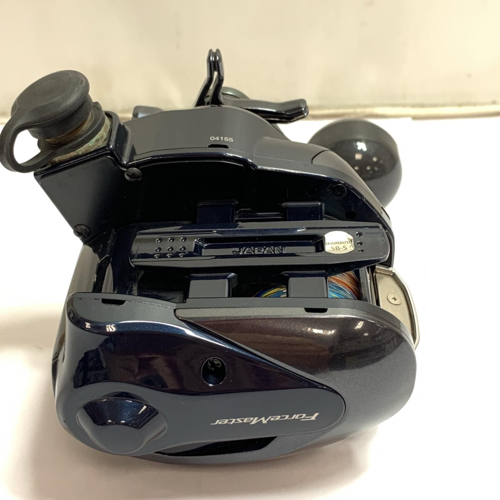 SHIMANO - ★★SHIMANO シマノ 20フォースマスター601 　電源コード　箱・取説付  電動リール付　使用距離13.3km・時間26.0h 04155 SHIMANO シマノ 20フォースマスター601 電源コード 箱・取説付