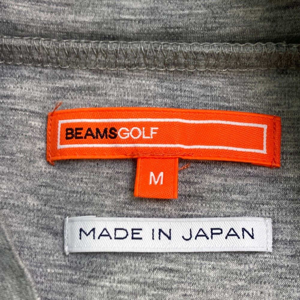 サイズ：M BEAMS GOLF ビームスゴルフ 2023年モデル ハイネック 長袖Tシャツ  グレー系 [240101366057] ゴルフウェア メンズ ストスト BEAMS GOLF ビームスゴルフ 2023年モデル ハイネック 長袖T