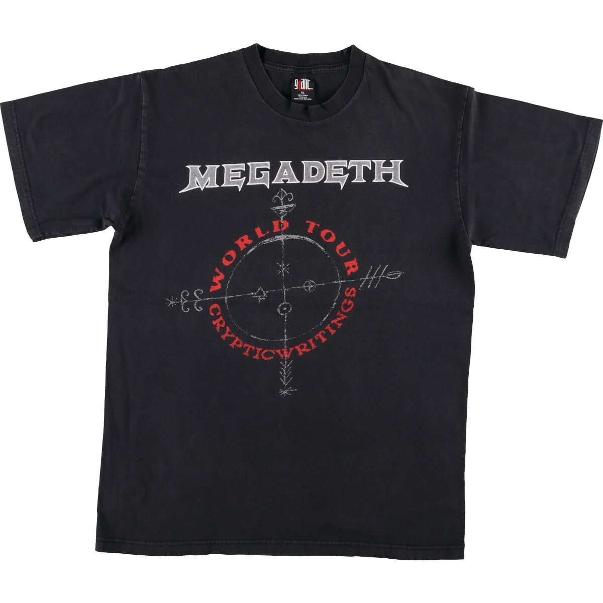古着 90年代 GIANT MEGADETH メガデス バンドTシャツ バンT メンズXL 