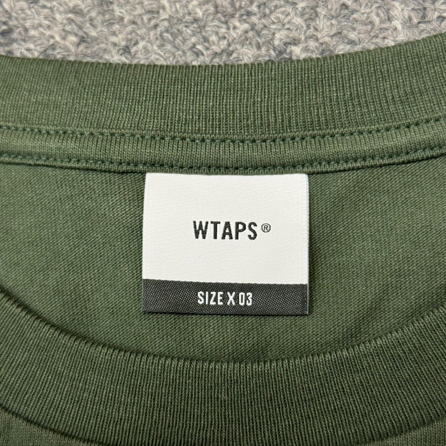 未使用品 WTAPS 25SS TSSC / SS / COTTON ロゴプリントTシャツ