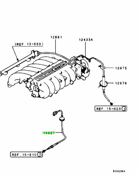 ミツビシ 純正 ランサー ミラージュ エキゾースト ハイ テンプレチャーセンサー ミツビシ 純正 ランサー ミラージュ エキゾースト ハイ テンプレチャー