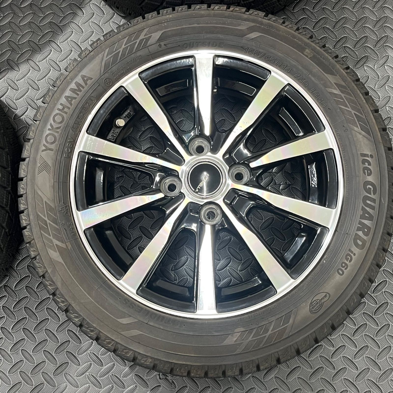 21年製 155 65R14 ヨコハマ アイスガードig60 YFC ディアネラ 軽自動車 スタッドレスタイヤ FFCRYSTALESIA_COM