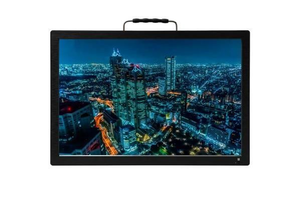 内蔵バッテリーに対応19型録画機能つきポータブルTV 車載対応