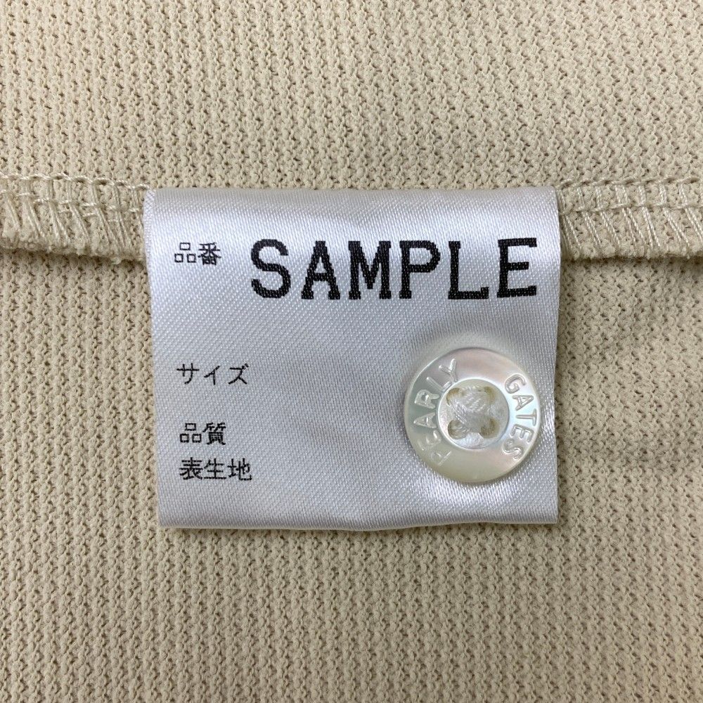 サイズ：5 PEARLY GATES パーリーゲイツ 半袖ポロシャツ ベージュ系