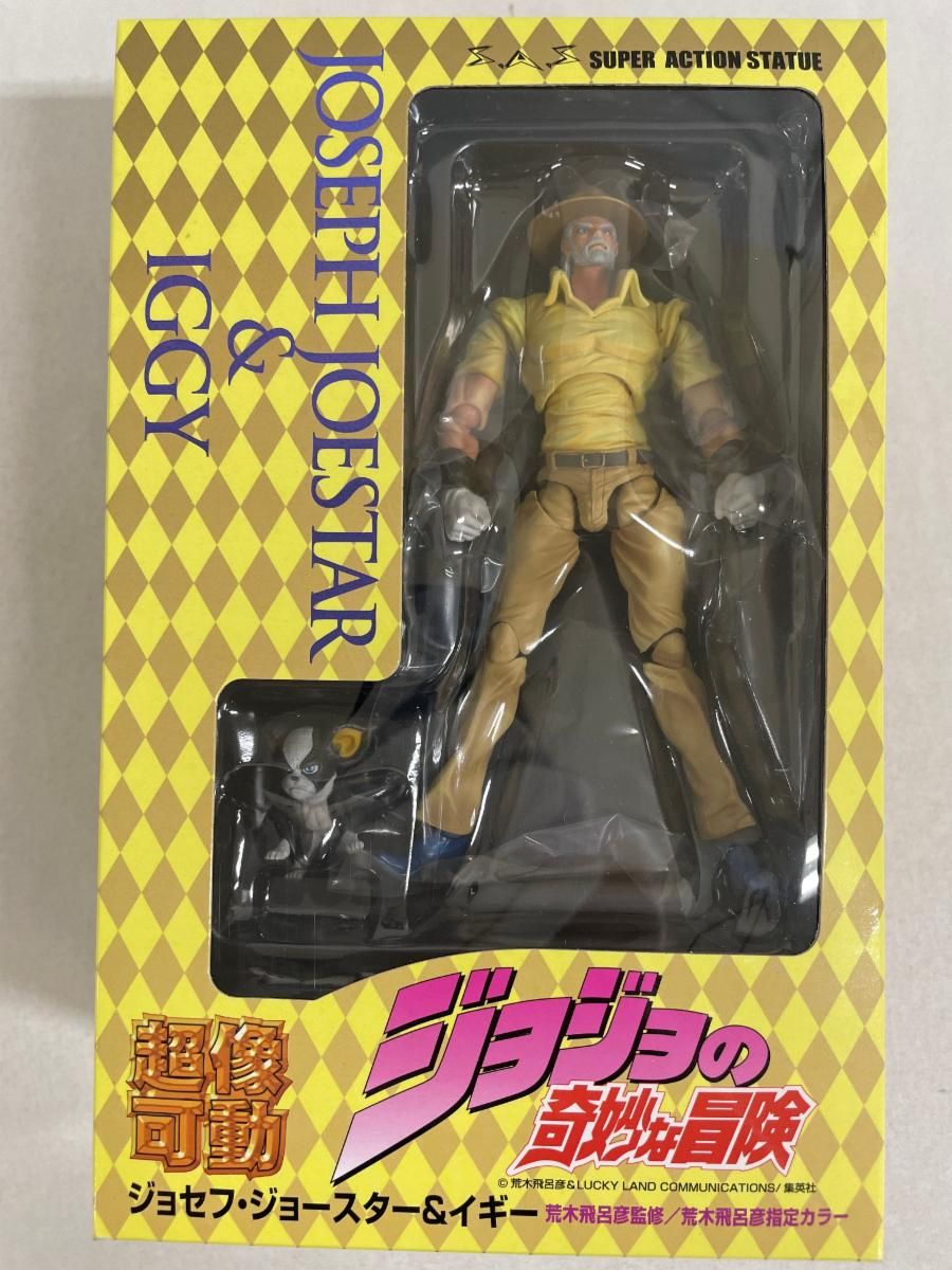 超像可動 ジョジョの奇妙な冒険 第三部 17．ジョセフ・ジョースター＆イギー（再生産） 超像可動 ジョジョの奇妙な冒険 第三部 17．ジョセフ・ジョー