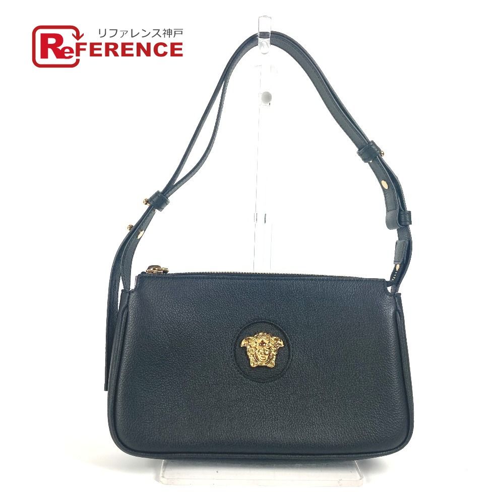 VERSACE ヴェルサーチ ショルダーバッグ メデューサ ロゴ レザー
