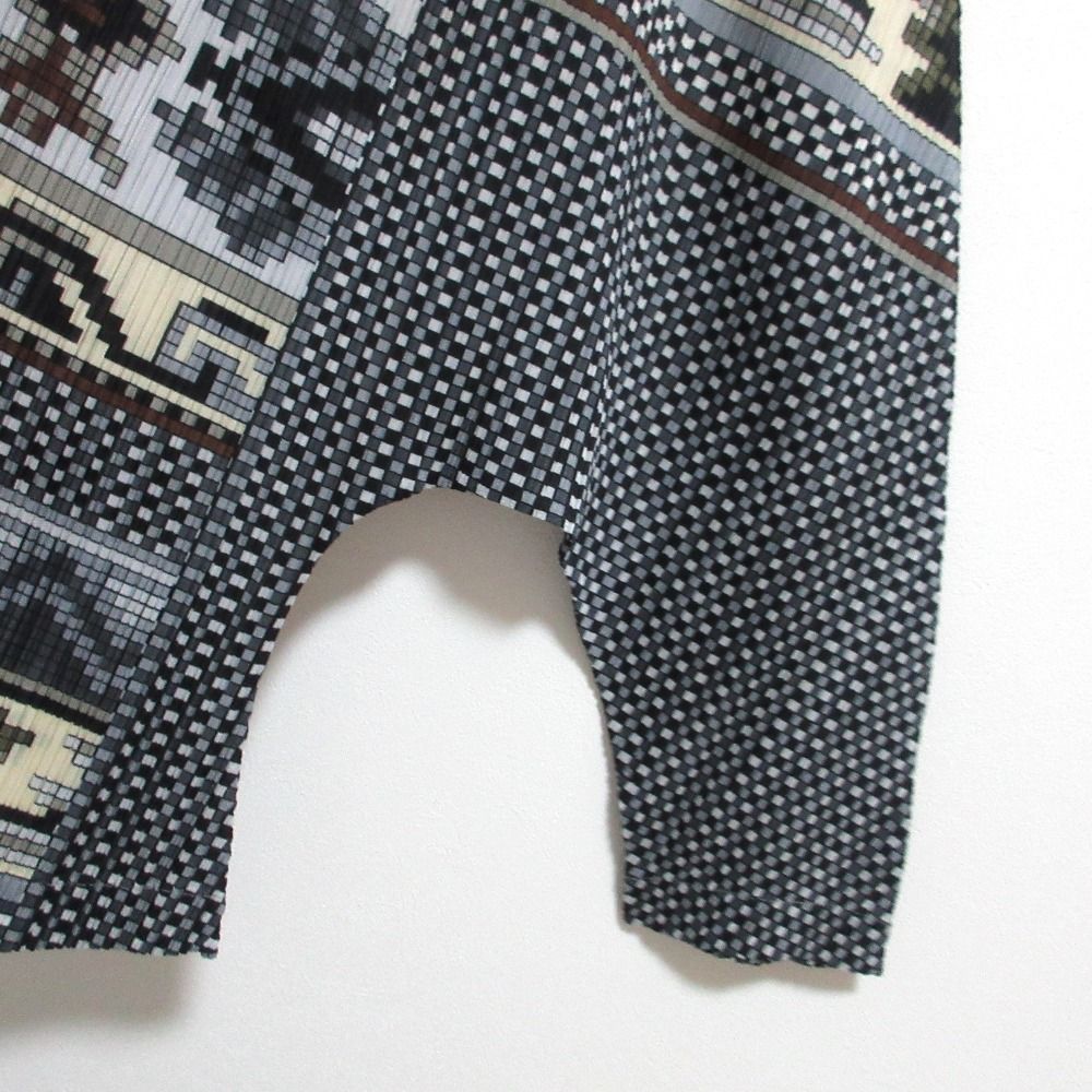 中川政七商店 サルエルパンツ リネン ヒモ ゴム 黒 カジュアル 中川政七商店 サルエルパンツ コットン 黒 ブラック 中川政七商店