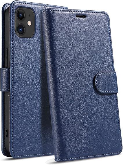 QUEASON 互換品 スマホケース「iphone 11 用 ケース 手帳型」マグネット式 PUレザー いphone11 用 ケース 手帳型 耐衝撃 アイフォン 11 用 ケース 手帳型 カード収納 スタンド機能 アイフォン11 用 ケ