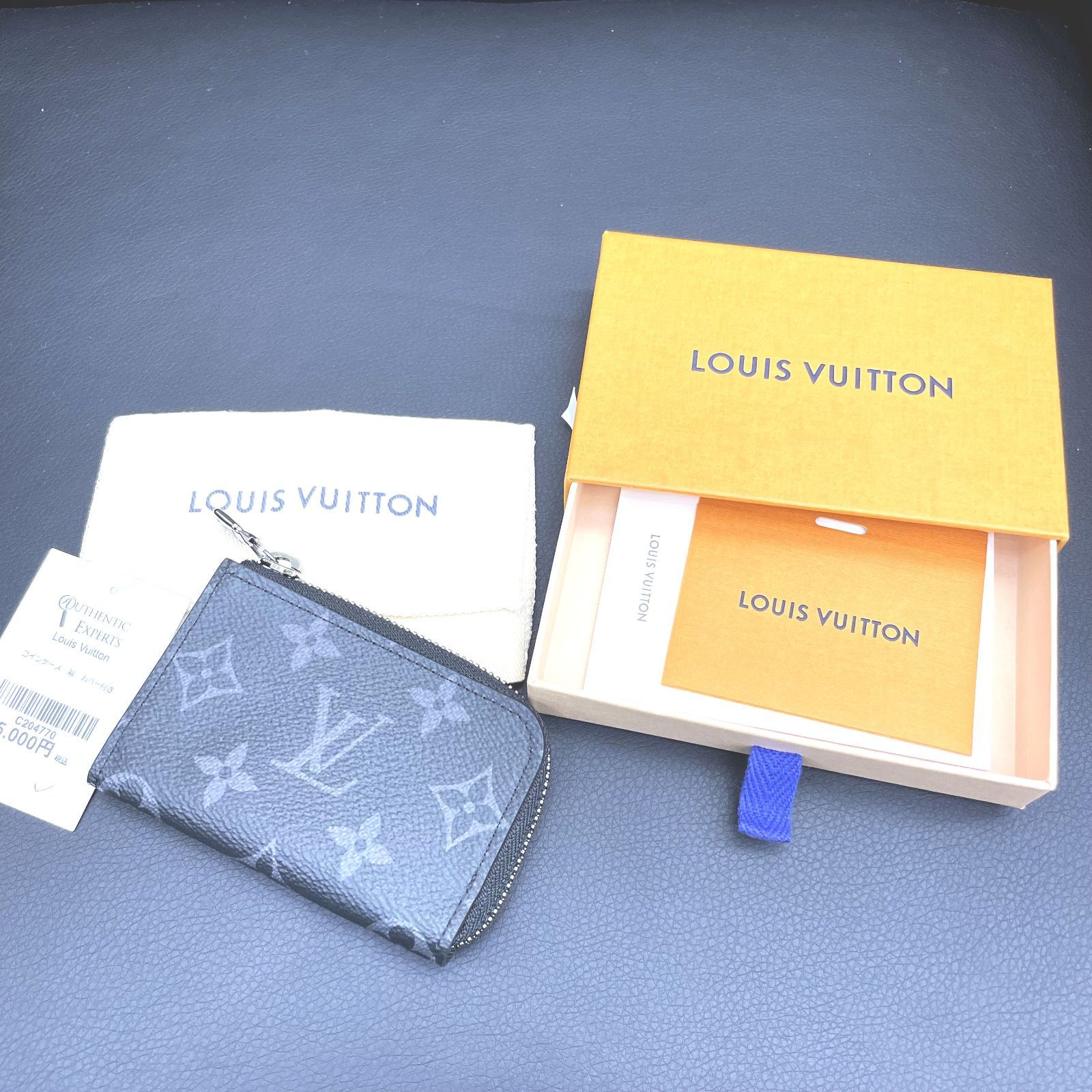 美品 LOUIS VUITTON ルイヴィトン モノグラム エクリプス ポルトモネ