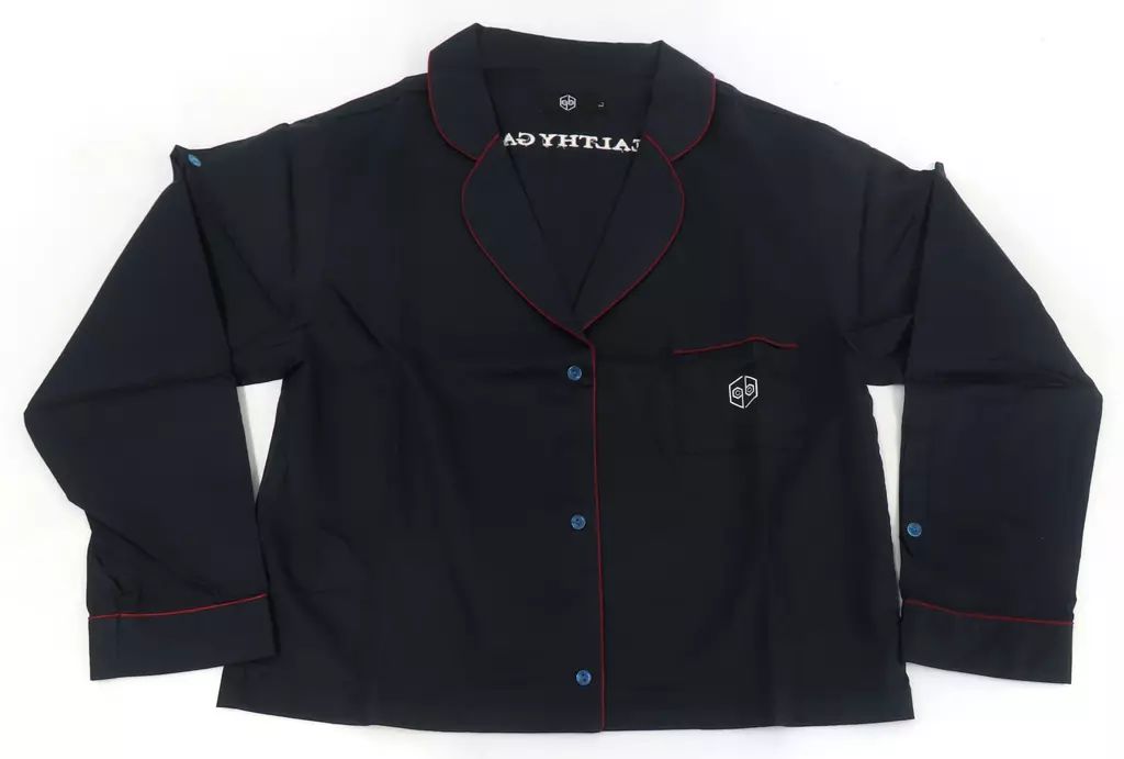  【中古】衣料雑貨 女王蜂 qb original night wear tops(トップス) ネイビー Lサイズ 「女王蜂 無観客配信LIVE『蜂月蜂日-ROYAL DISTANCE-in Zepp Haneda』」 Tシャツ・アパレル