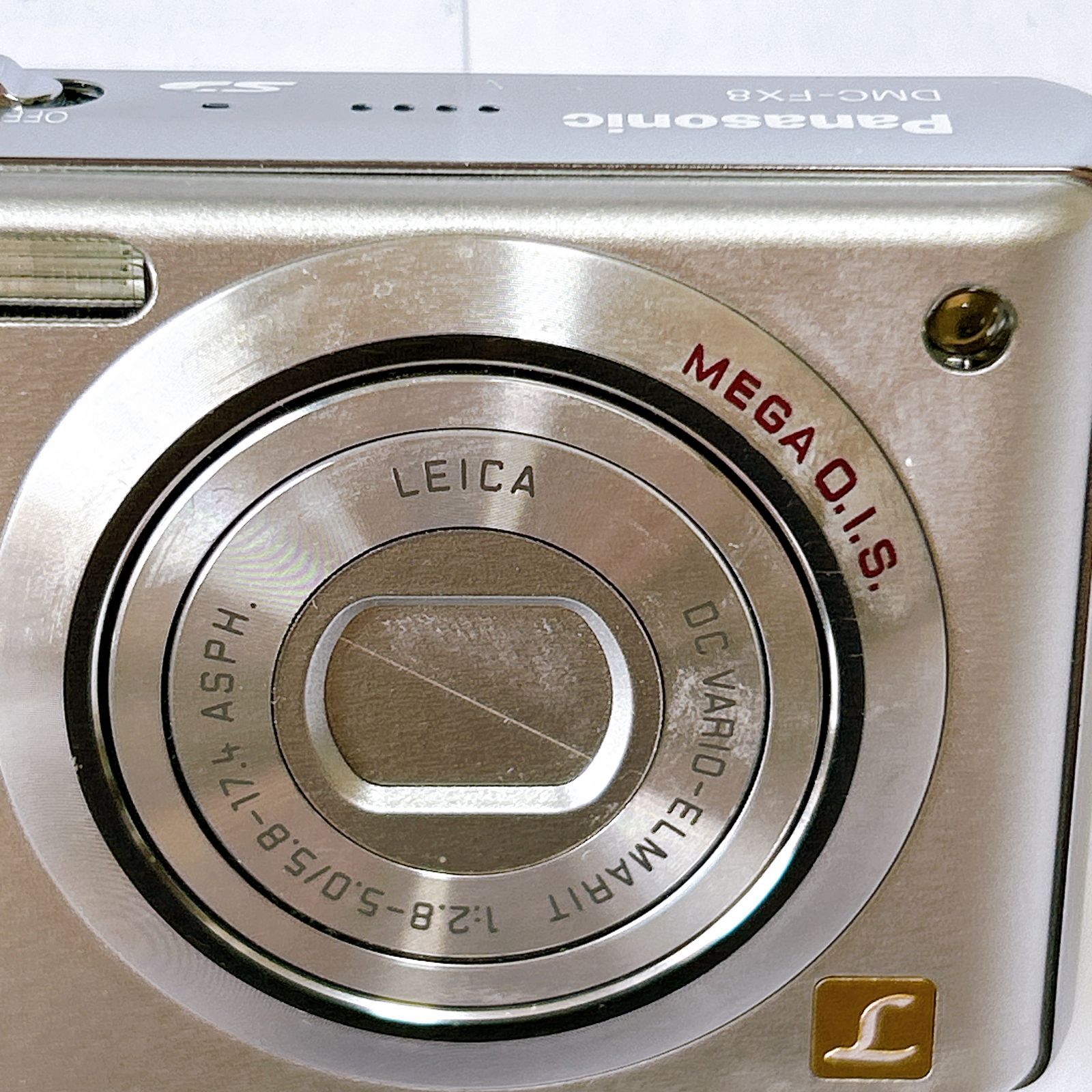 パナソニック LUMIX DMC-FX8 シルバー デジカメ 動作未確認 訳