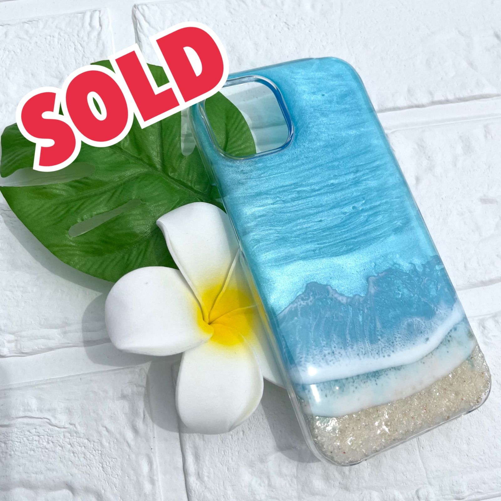 再販なし シェル入り 海 ハート レジン ヘアゴム レジン アクセサリー 海