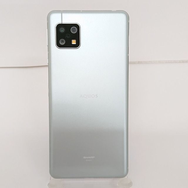 AQUOS sense5G SHG03 au オリーブシルバー 【訳アリ】 n09524
