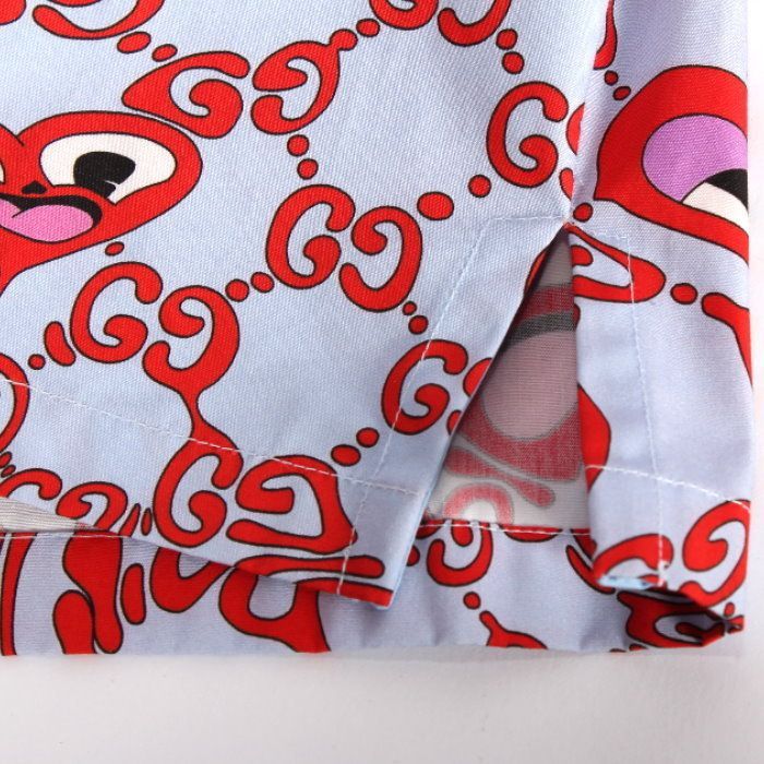 GUCCITシャツ Printed cotton jersey T-shirt in white | GUCCI® NL