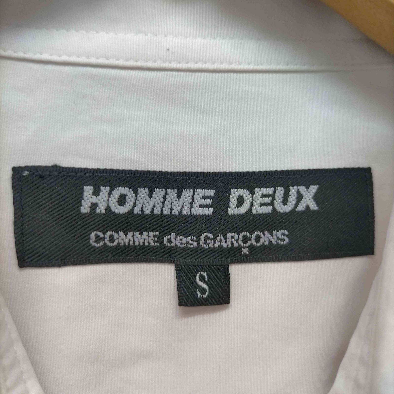 即納 コムデギャルソンオムドゥ COMME des GARCONS HOMME DEUX AD2010 フロントポケット コットンシャツ メンズ S  5375.60円 トップス