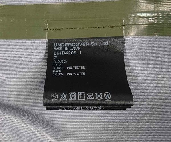 UNDERCOVER 22SS 品番 UC1B4205-1 チェック ドッキング マウンテン