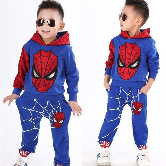 セットアップ　上下セット 子供服  スパイダーマン キッズ 男の子 長袖パーカー ズボン スウェット 可愛い 子供 アニメ 快適 肌触りがいい キャラクター スパイマンspiderman35