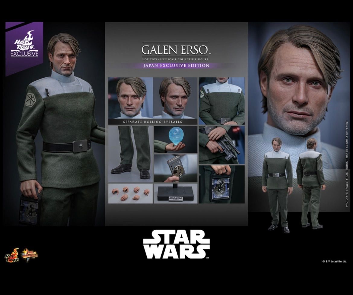 【新品未開封】ホットトイズ ゲイレンアーソ 1/6 Galen Ersom 新品未開封】ホットトイズ ゲイレン アーソ HOT TOYS GALEN ERSO