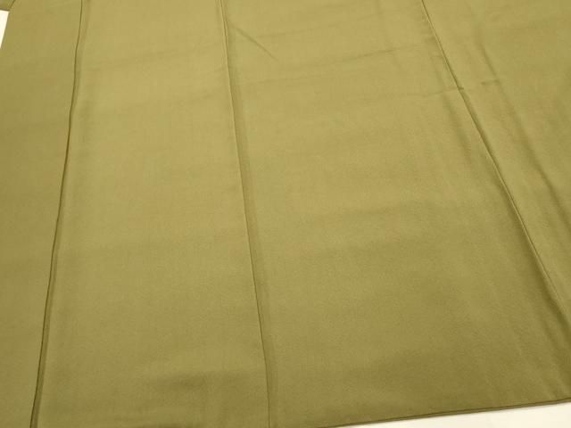 平和屋着物□上質な色無地 霞地紋 秘色色 正絹 逸品 CAAO8242ut 平和屋