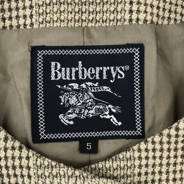 BURBERRY - 80s-90sビンテージ★BURBERRYS★ブレザー/チェスターコート/アウター【レディースXS/5/ベージュ】テーラードジャケット◆BG627 80s-90sビンテージ☆BURBERRYS☆ブレザー/チェスターコート