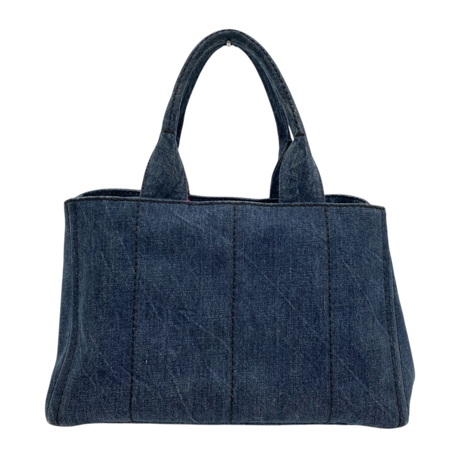 PRADA カパナ⭐️デニム素材⭐️美品　お買い得 プラダ PRADA カナパ CANAPA トートバッグ ハンドバッグ デニム
