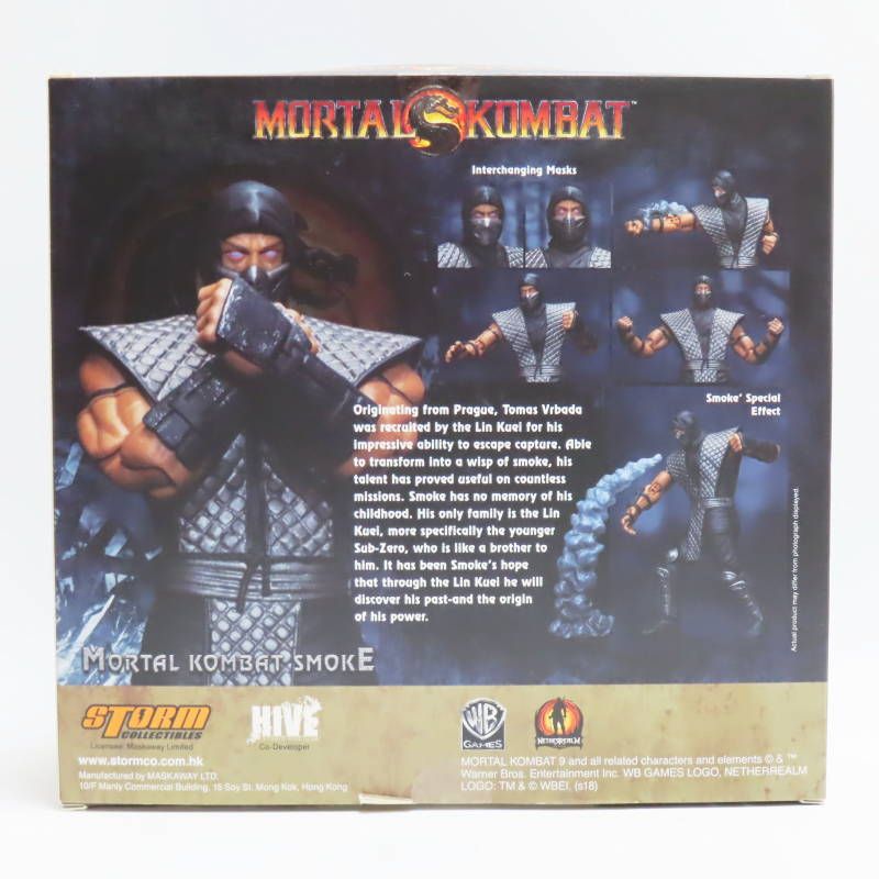 S06-s026 美品 STORM COLLECTIBLES 1/12 モータルコンバット スモーク アクションフィギュア S06-s026 美品 STORM COLLECTIBLES 1/12 モータルコンバット