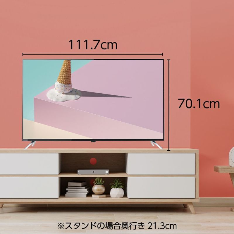 オリオン ORION 50V型液晶テレビ 4Kダブルチューナー内蔵 OL50XD100 - メルカリ