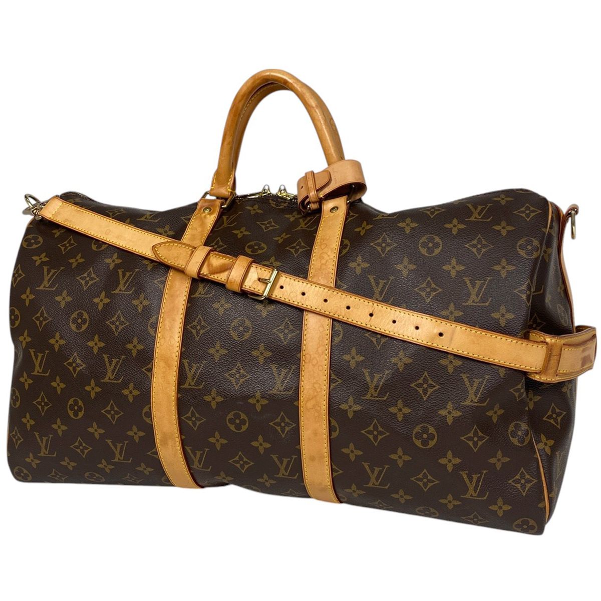 ルイ・ヴィトン Louis Vuitton キーポル バンドリエール 50 旅行