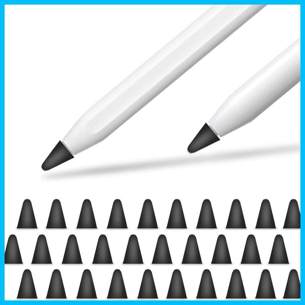 数量限定】シリコンペン先キャップアクセサリー Apple Apple Pencil第1世代および第2世代用 Pencilチップ対応  (30個、ブラック) YINVAカバー - Ruutu☆オープン記念SALE中 - メルカリ