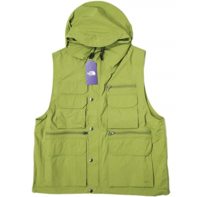 新品 THE NORTH FACE PURPLE LABEL ザ・ノースフェイス パープルレーベル 23SS Nylon Ripstop Trail Vest ナイロンリップストップトレイルベスト NP2313N M KHAKI GREEN ジレ g15745