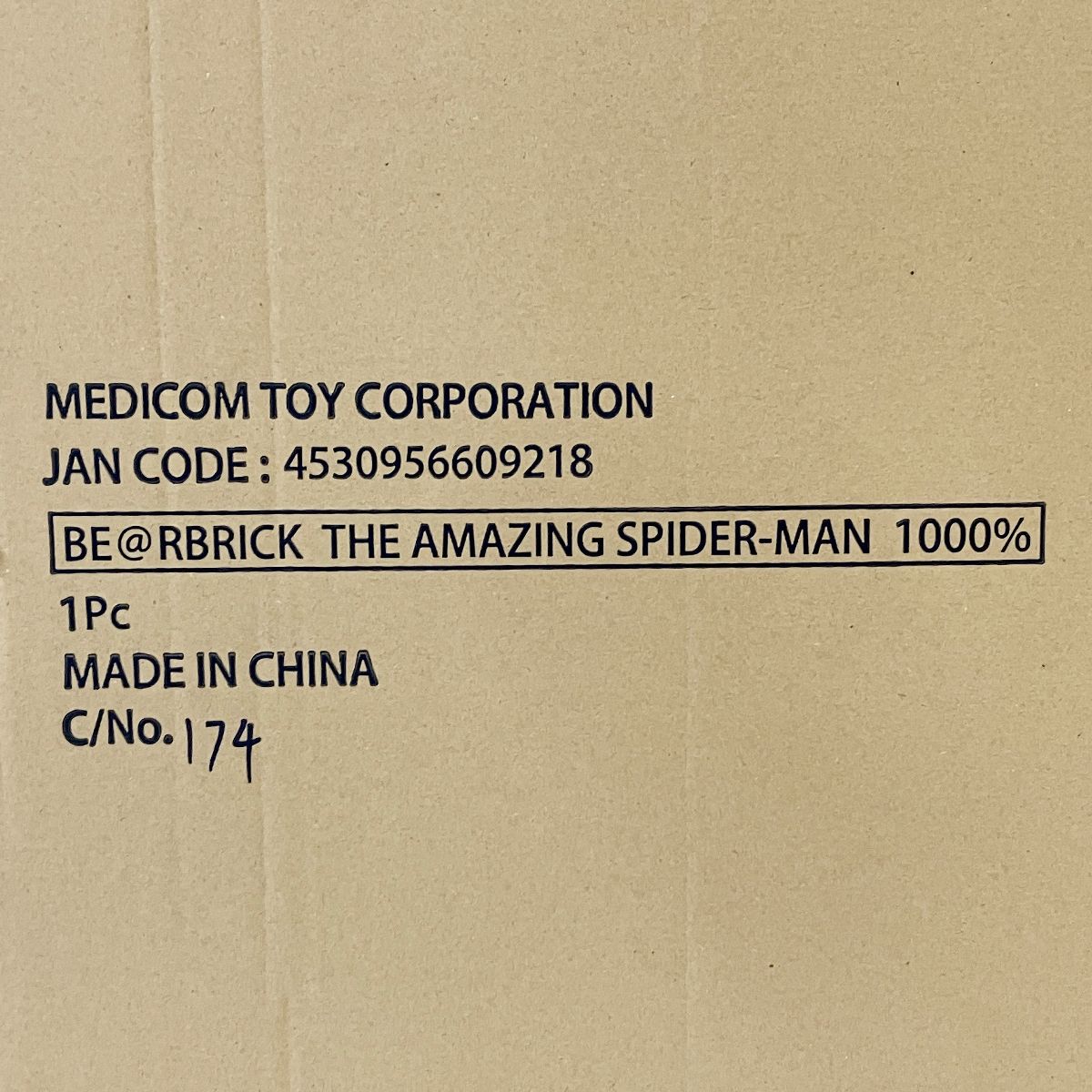 アウトドア BE RBRICK THE AMAZING SPIDER-MAN 1000% MEDICOM TOY ベアブリック スパイダーマン 未開封 ♥ T10361082