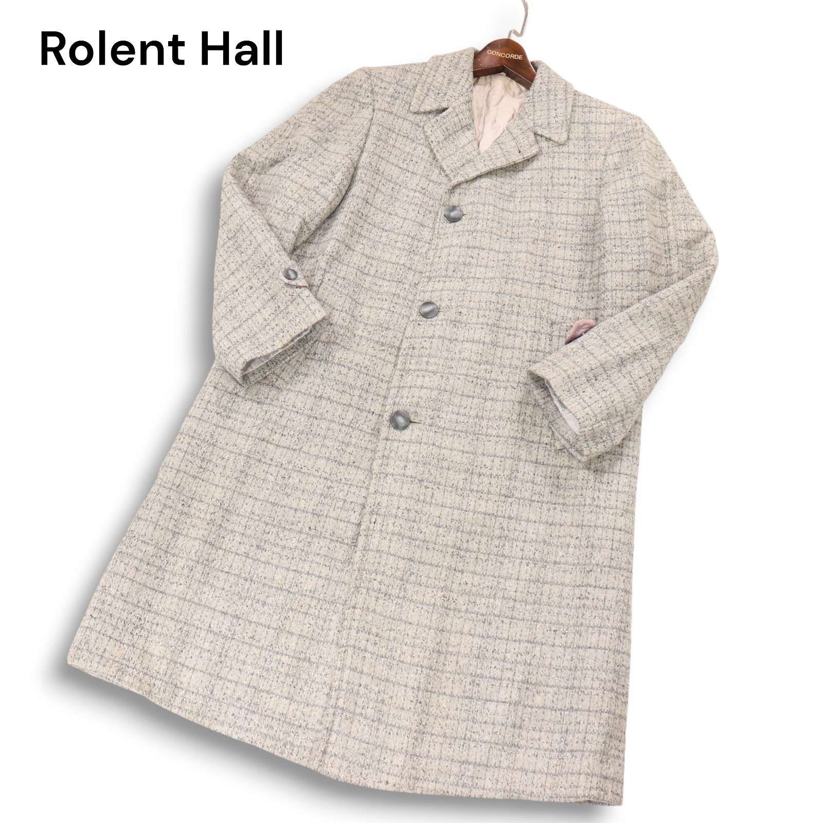 ロバートホール Robert Hall ウール ヴィンテージ 50s 織柄 ハーフ