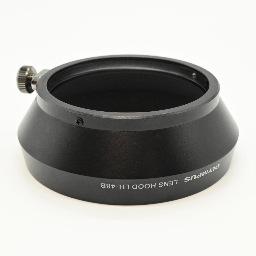 OLYMPUS 金属レンズフード LH-48B(BLK) LH48BBLK 金属レンズフード LH-48 ブラック LH-48 BLK [46mm] OM SYSTEM