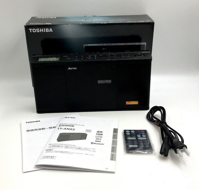 東芝 TY-ANX2 (K) (ブラック) SD/USB/CDラジオ Bluetooth/ワイドFM対応 TOSHIBA 家電 プレーヤー  TA0613◇ - メルカリ