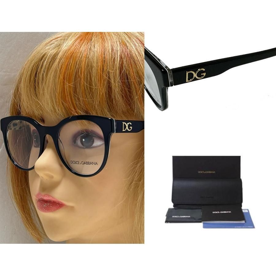 D&G ドルチェアンドガッパーナ セルフレーム ブラウン DGメタルロゴ