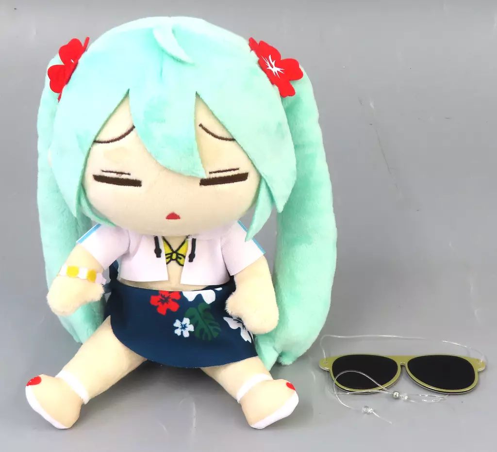 初音ミク　だるぐるみ　サマーver & ぬいキャリ　セット　【新品・未使用】 Amazon.co.jp: 初音ミクシリーズ だるぐるみ(ぬいぐるみ)/初音
