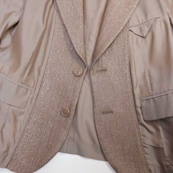 TOGA ARCHIVES トーガ アーカイブス ラペル ラメ切り替え キュプラ