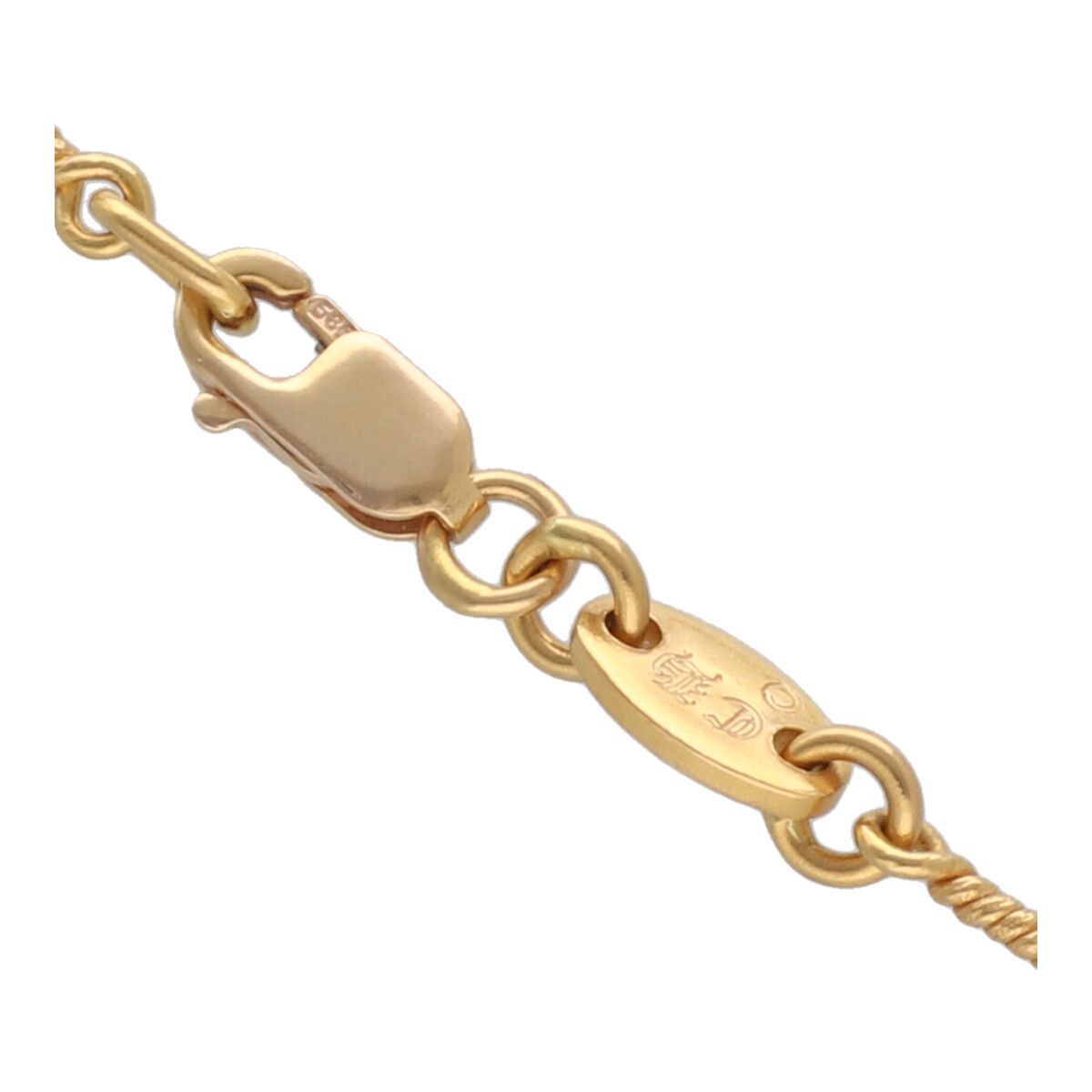 クロムハーツ22k ツイストチェーン 18インチ ｸﾛﾑﾊｰﾂ] クロムハーツ