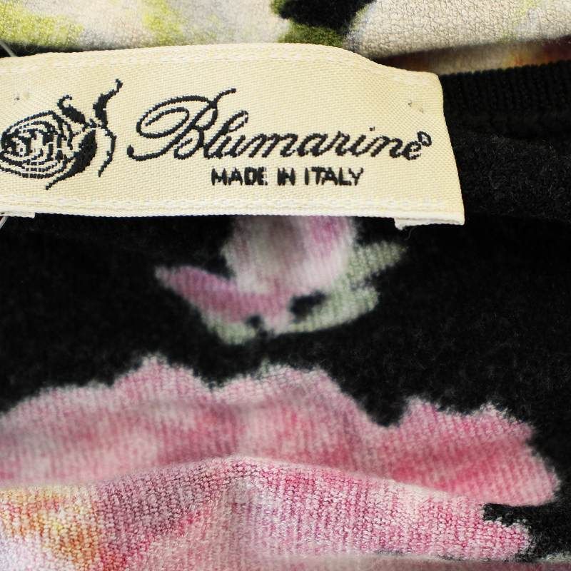 未使用品✨タグ付き　Blumarine ブルマリン　ロゴ　ビジュー　カットソー ブルマリン Blumarine カットソー 七分袖 スリットネック